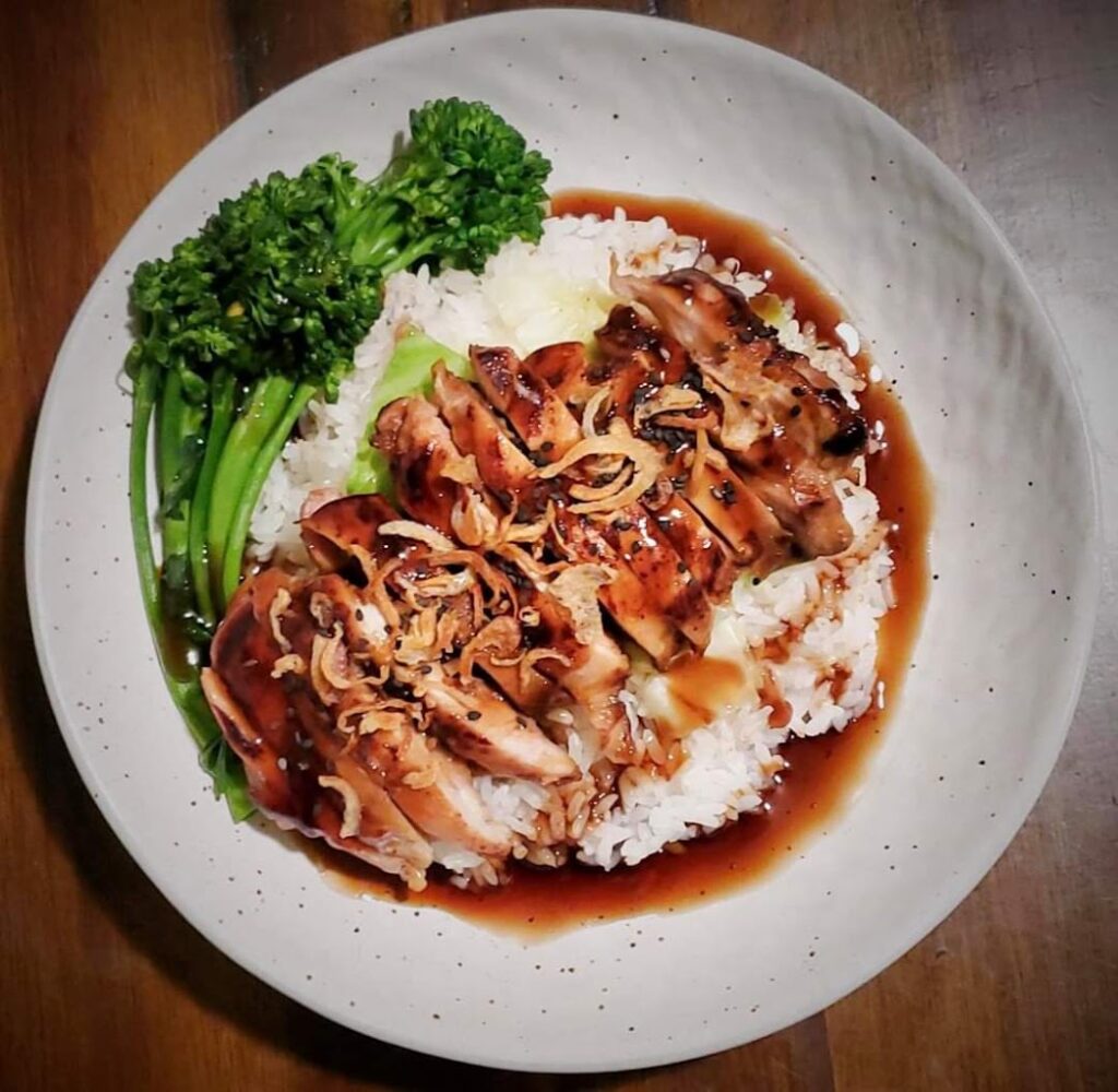 The Rustic Table Asian Kitchen | Teriyaki Chicken Rice Bowl in Redding, California